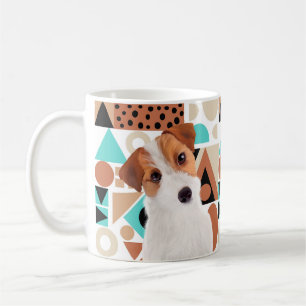 Cute Jack Russell Terrier Face  Coffee Mug