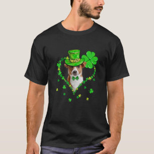Cute Jack Russell Terrier Saint Patrick's Day Dogs T-Shirt
