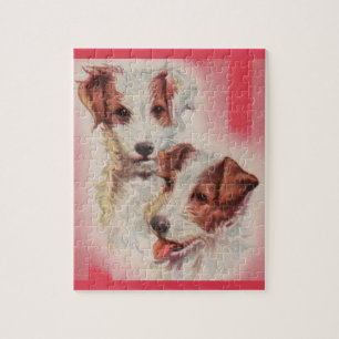 CUTE Jack Russell terriers illustration Jigsaw Puzzle