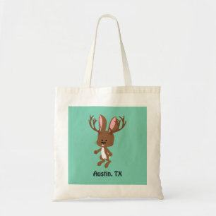 Cute Jackalope - Austin, Texas Tote Bag