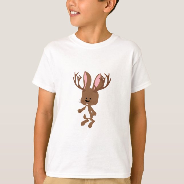 Cute Jackalope T-Shirt (Front)