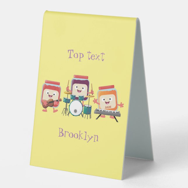 Cute jam session cartoon musician humour (Front)