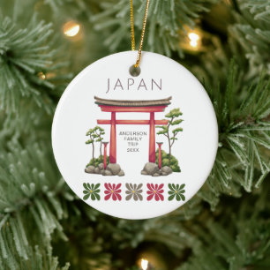 Cute Japan Archway Ceramic Ornament