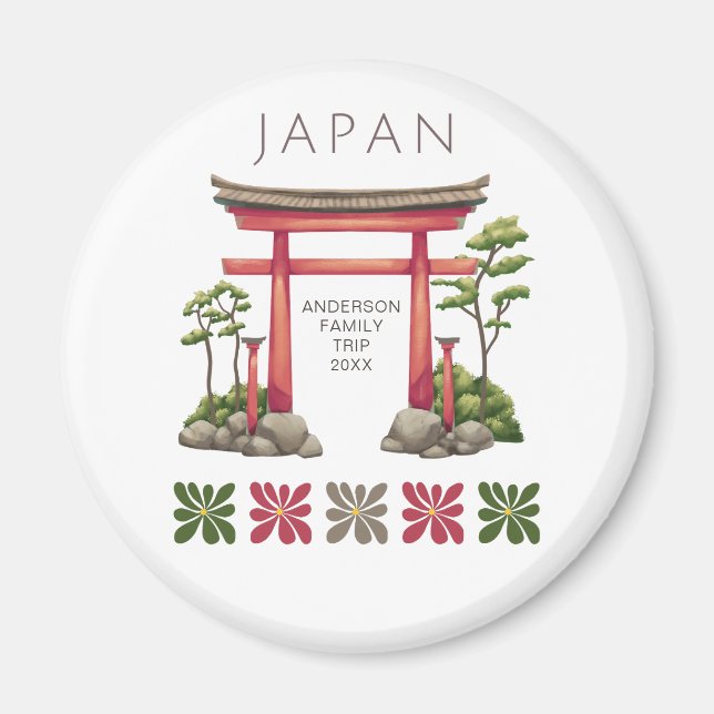 Cute Japan Archway Magnet (Front)