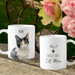 Cute Japanese Bobtail Cat Custom Best Mum / Dad  Coffee Mug