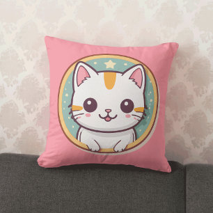 Cute Japanese Cat Kawaii Kitten Cushion