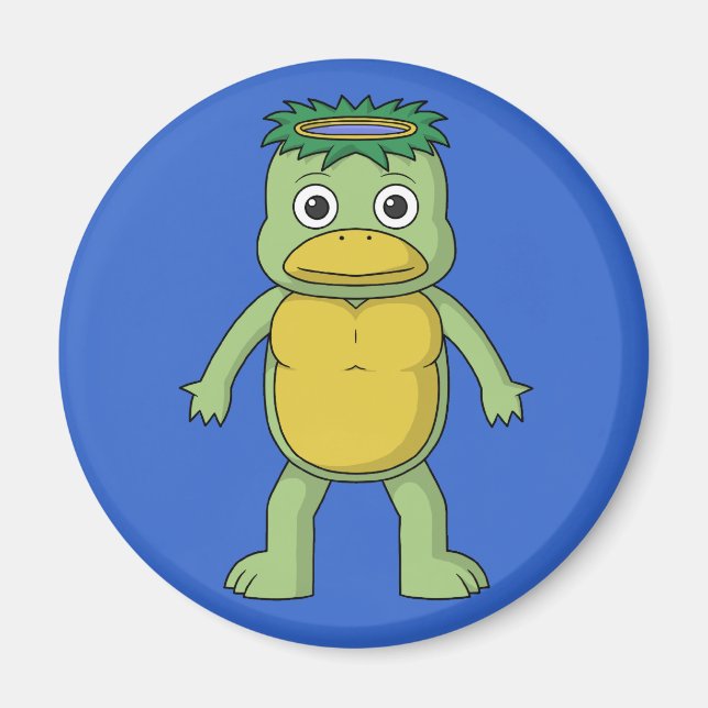 Cute Japanese Monster- Kappa Yokai Magnet (Front)