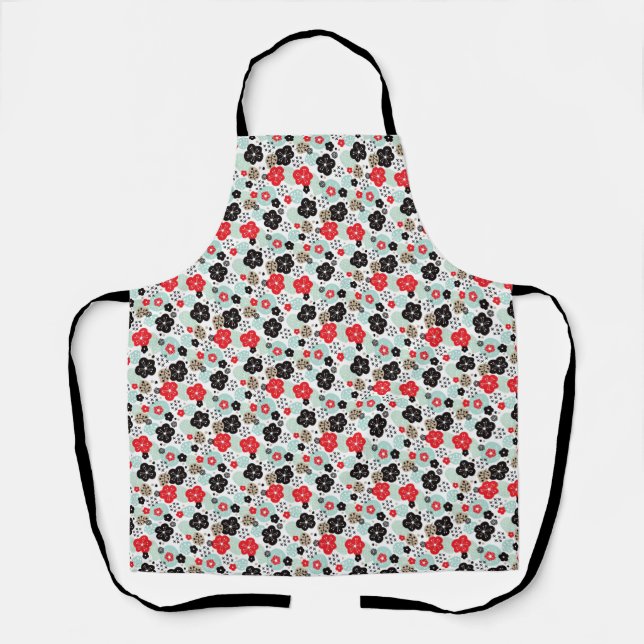 Cute Japanese patterns design Apron (Front)