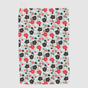 Cute Japanese patterns design Golf Towel