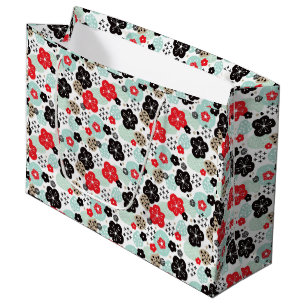 Cute Japanese patterns design Large Gift Bag