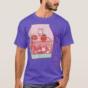 Cute Japanese  Strawberry Milk  T-Shirt