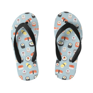 Cute Japanese Sushi Kid's Thongs