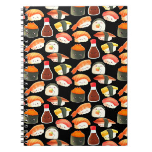 Cute Japanese Sushi Notebook