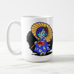 Cute Japanese Zombie Coffee Mug