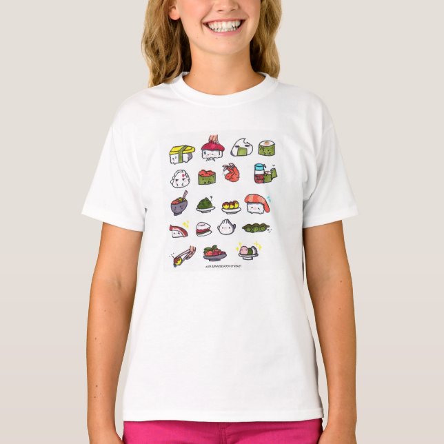 Cute Japanse Food by Eisley T-Shirt (Front)
