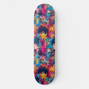 Cute Japapese Anime Manga Pattern Skateboard