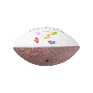 Cute jelly babies candy sweets cartoon football