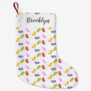 Cute jelly babies candy sweets cartoon small christmas stocking