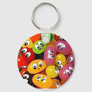Cute Jelly Bean Key Ring