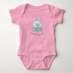 Cute Jellyfish Baby Shower Kawaii Pink Girl Bodysuit