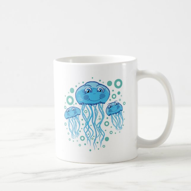 Cute Jellyfish Coffee Mug (Right)