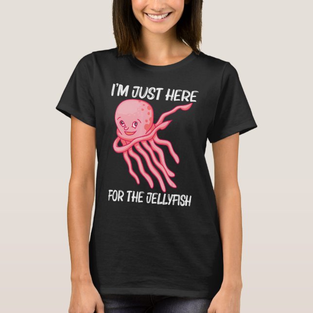 Cute Jellyfish For Men Women Jellyfish Sea Animal T-Shirt (Front)