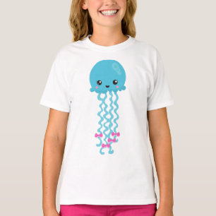 Cute Jellyfish, Little Jellyfish, Blue Jellyfish T-Shirt