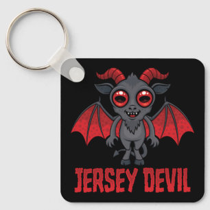 Cute Jersey Devil of the Pine Barrens Key Ring