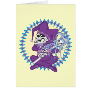 Cute Jester Skull