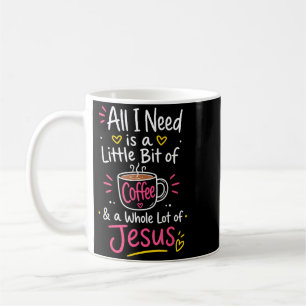 Cute Jesus Coffee Christian Faith Morning Prayer Mug