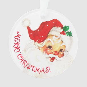 Cute & Jolly Santa Claus Merry Christmas Ornament