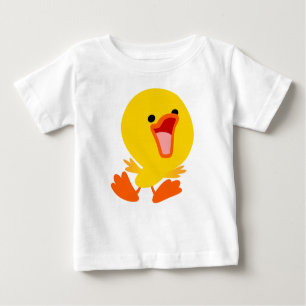 Cute Joyous Cartoon Duckling Baby T-Shirt