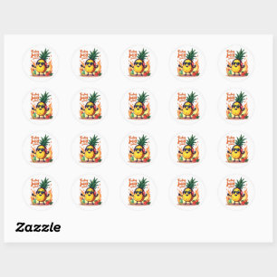 Cute Juicy Pineapple Summer Sticker