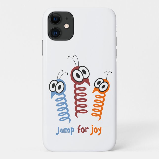 Cute Jump for joy quote funny Case-Mate iPhone Case (Back)