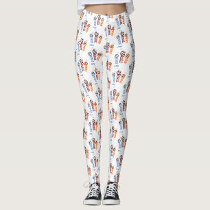 Cute Jump for joy quote funny Leggings