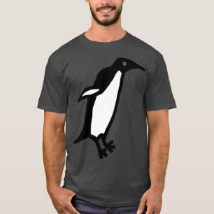 Cute Jumping Penguin Doodle Animals T-Shirt