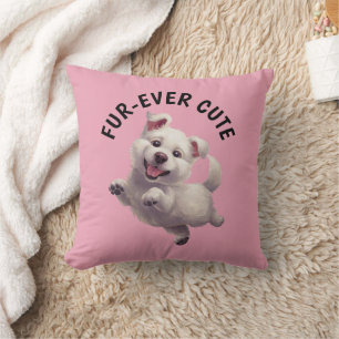 Cute Jumping Puppy Cushion