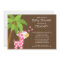 Cute Jungle Giraffe Girl Baby Shower Invitation