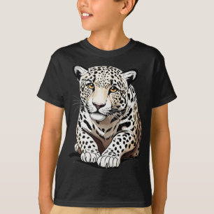 Cute Jungle Jaguar Sticker T-Shirt