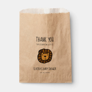 Cute jungle lion Baby shower Favour Bag