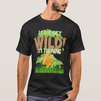 Cute Jungle Safari 4th Birthday Gift 4 Years Old B T-Shirt