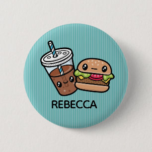 Cute Junk Food 6 Cm Round Badge