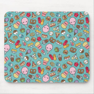 Cute Junk Food Mouse Pad