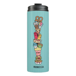 Cute Junk Food Thermal Tumbler