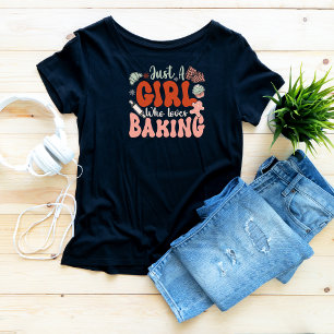Cute Just a Girl Personalised Holiday T-Shirt