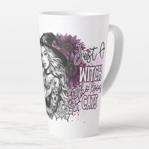 Cute Just A Witch  Latte Mug