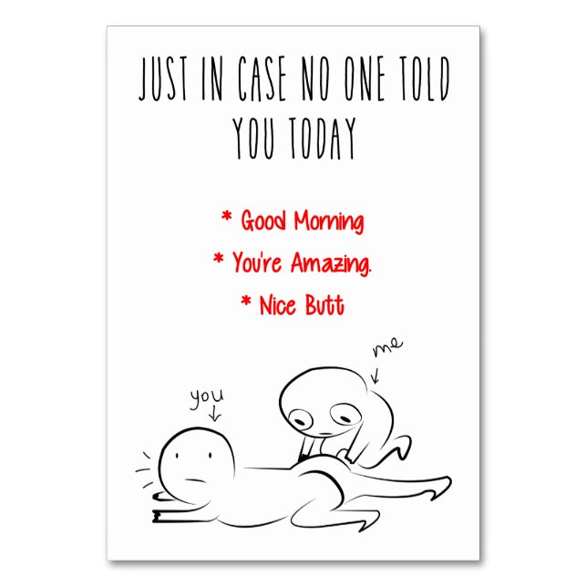 Cute Just Because Reminder Love Card (Front)