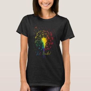 Cute Just Blow Dandelion Tattoo Arrows Breathe Rai T-Shirt