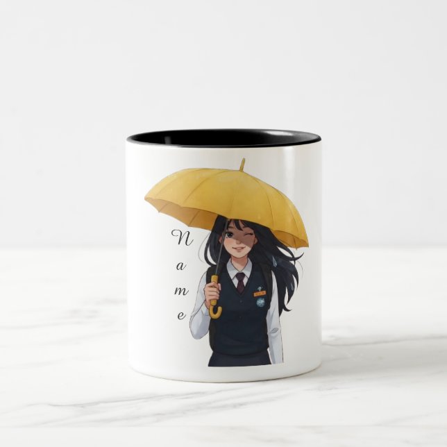 Cute K-Drama Quote Mug - Custom Name (Center)