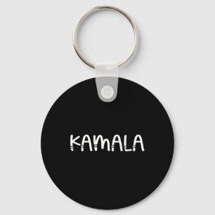 Cute Kamala Cat Letter Cool Kamala Design Key Ring